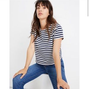 Madewell Boxy Crop Top